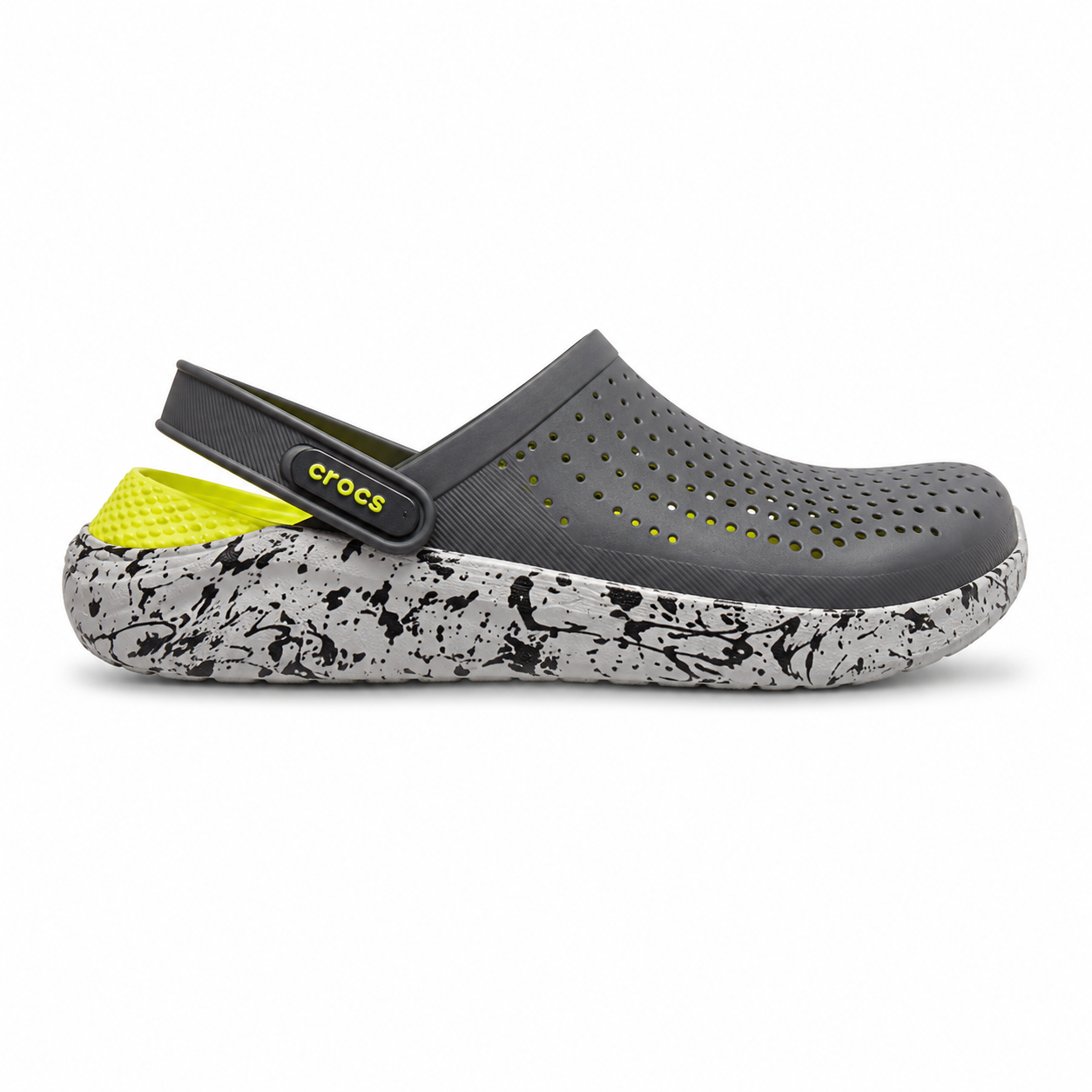 Крокси LiteRide™ GreyLightGreen (КЛЯКСИ сіро-зелені) 612014